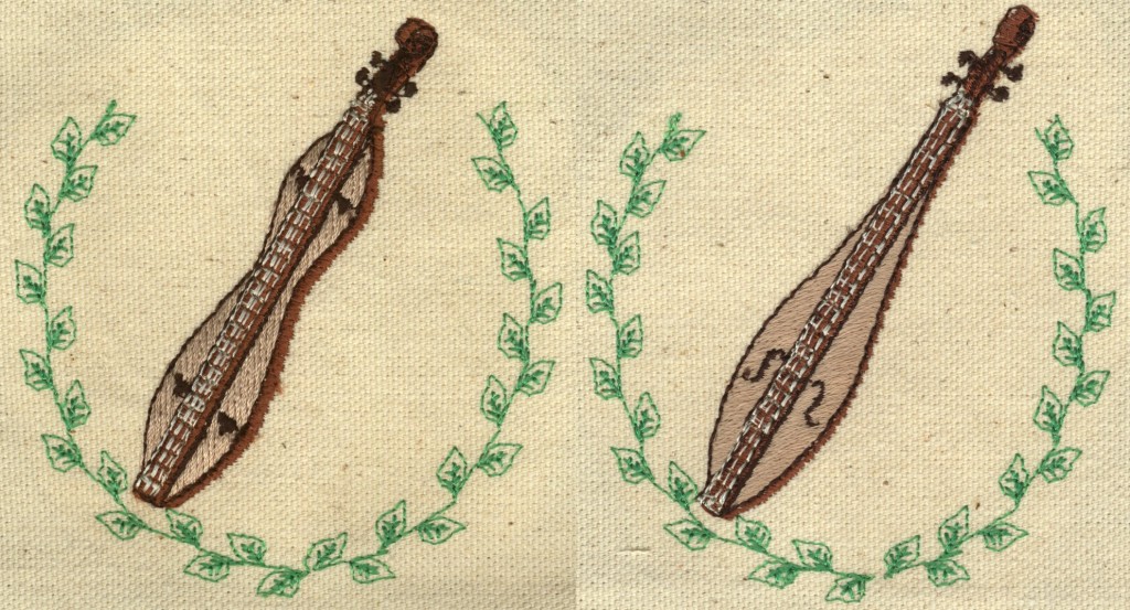 Mountain Dulcimer Embroidery Designs by Erich Campbell