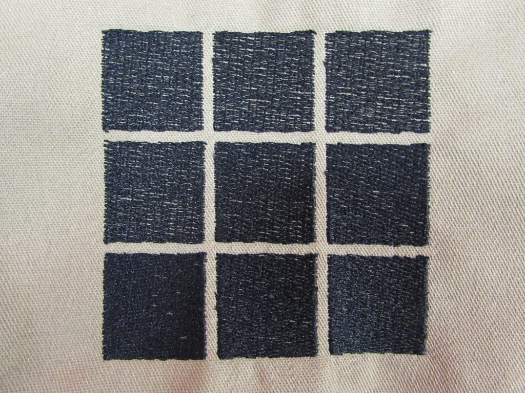 Fill Stitch Test Swatch