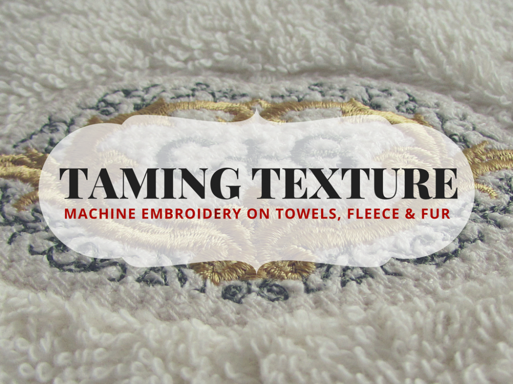 Taming Texture part 1 towels, fleece, and fur