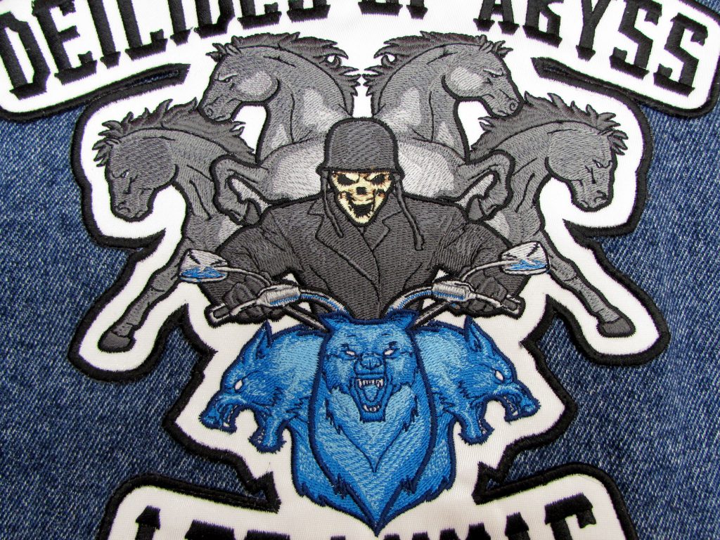 Full Jacket Back patch for Motorcycle Club by Erich Campbell