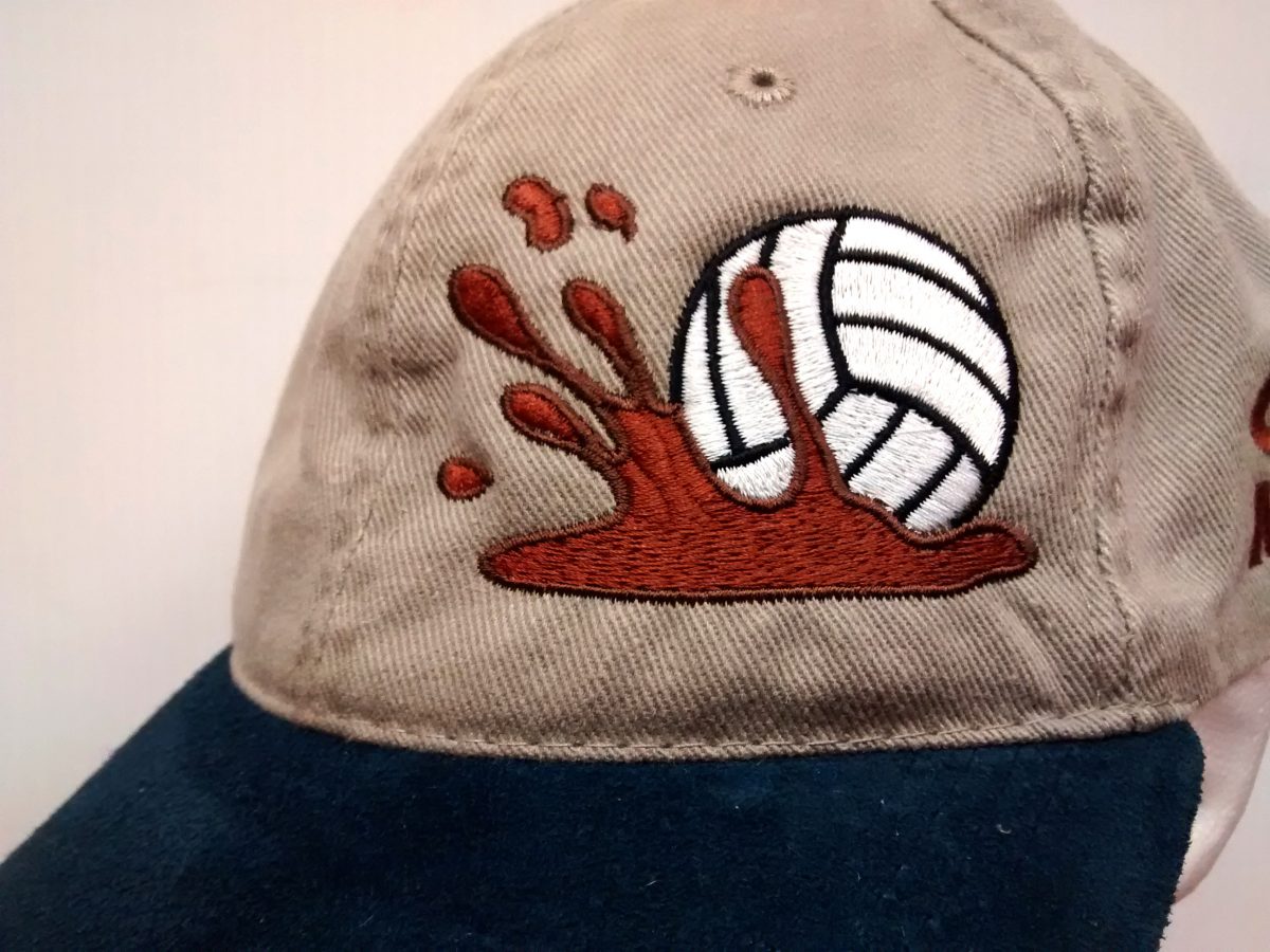 Mudd Volleyball Embroidered Cap Front Design