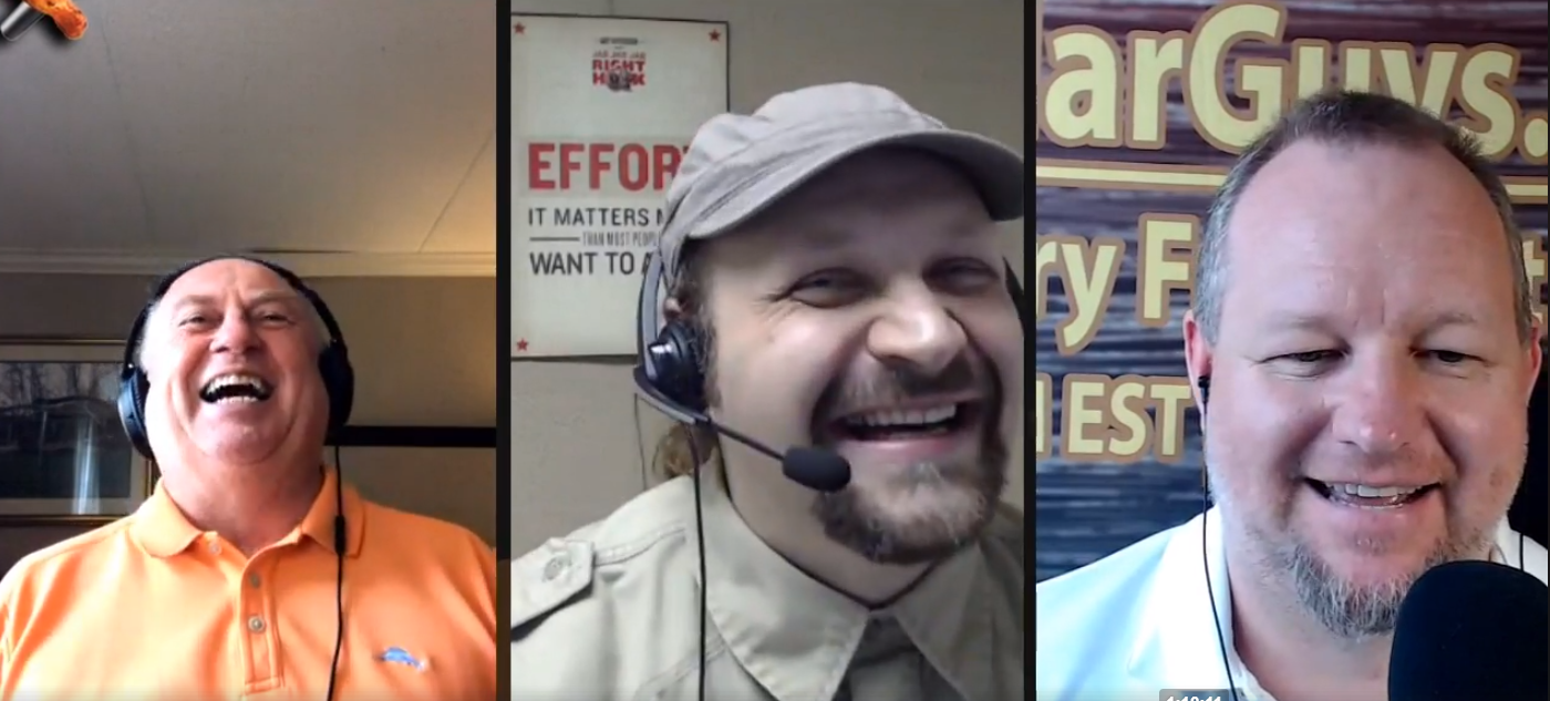 Erich Campbell, Aaron Montgomery, and Terry Combs on the 2 Regular Guys Live Video Podcast