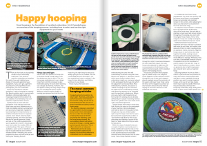 Images Magazine Machine Embroidery Hooping Article from Erich Campbell